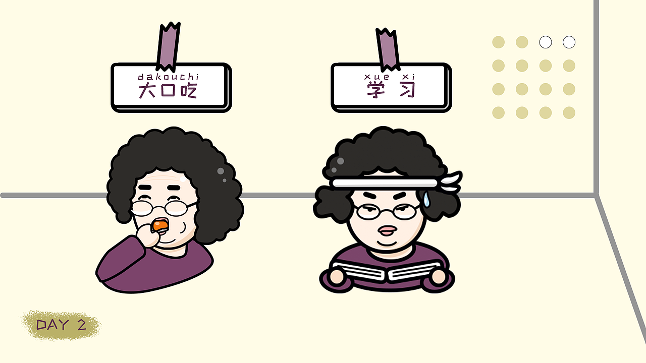 L奶奶的日常（图ZMTcwMzg4Nzc2） - 主题/皮肤 - 站酷设计师Yuss_原创素材 - 站酷ZCOOL