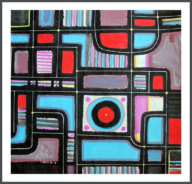 刘勇良彩墨抽象作品之一（图ZMTQxNjI1OTQ4） - 绘画 - 站酷设计师刘勇良意创书设原创素材 - 站酷ZCOOL