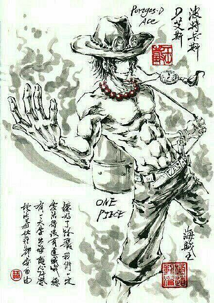 珍藏版，《海贼王》水墨风格画，希望喜欢海贼王的点赞（图ZNzE2NzA2ODQ=） - 单幅漫画 - 站酷设计师怂起的狮子原创素材 - 站酷ZCOOL