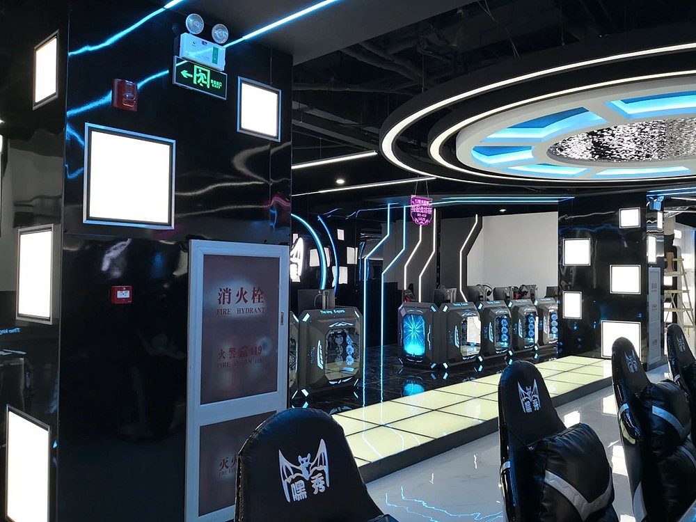 北京网咖、电竞馆设计_天津最高端网咖电竞馆实景视频