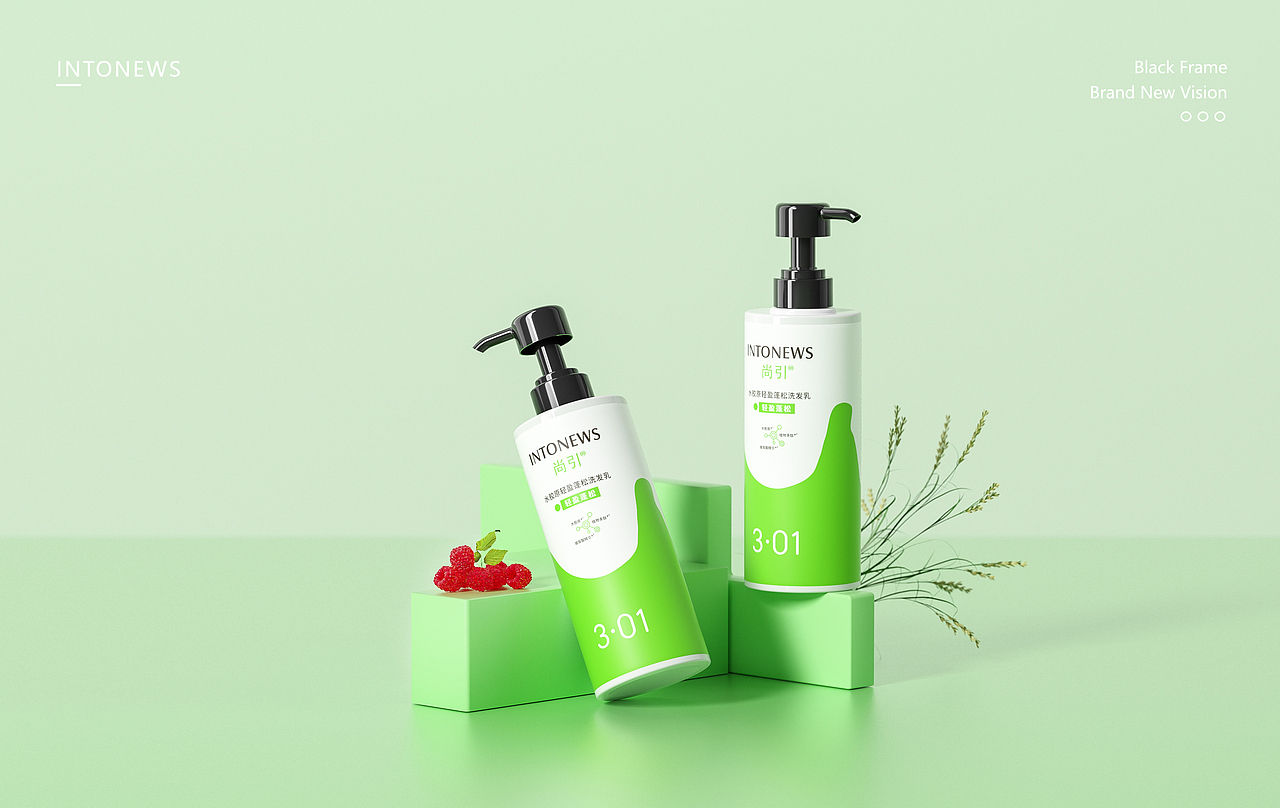 黑框视觉【尚引高端洗护品牌视觉分享】