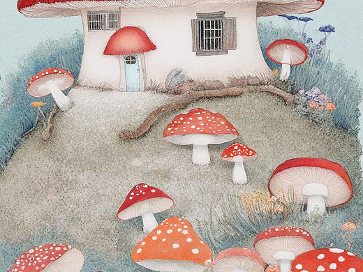 插画｜蘑菇屋
