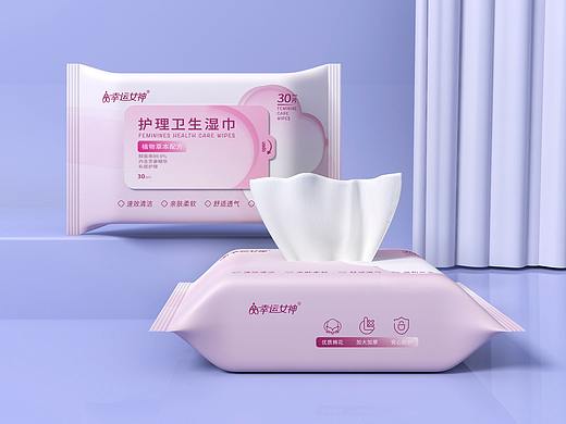 女性护理湿巾 详情页