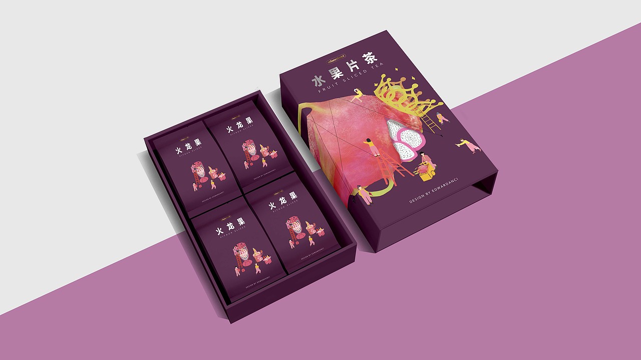 《水果片茶》（图ZMTg5NTcwNDMy） - 包装 - 站酷设计师edwardanci原创素材 - 站酷ZCOOL