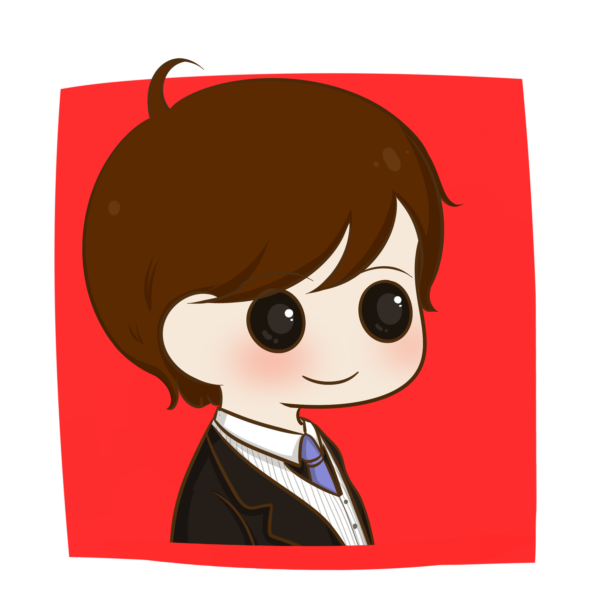 情侣头像|插画|商业插画|小希与阿树 - 原创作品 - 站酷 (zcool)