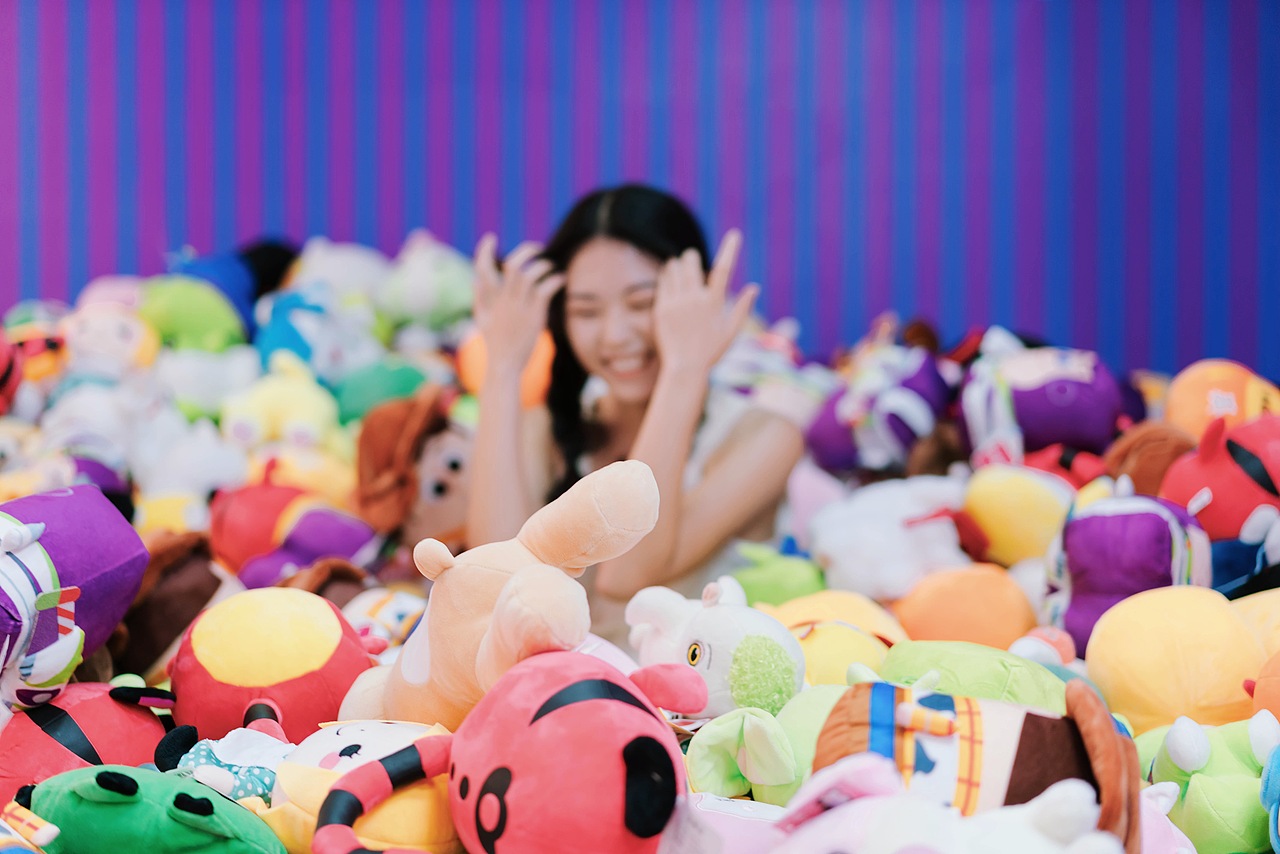 真人娃娃机初体验 粉红豹少女