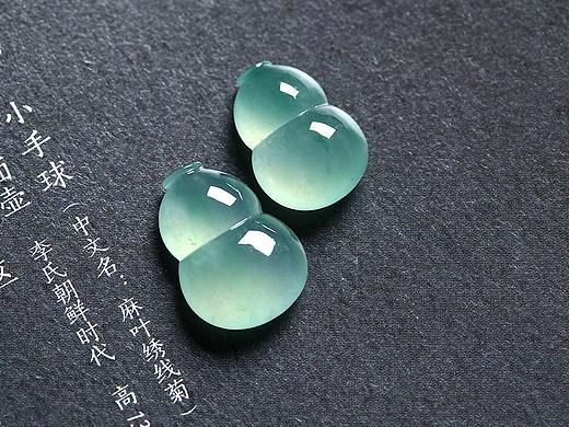 聚翠光廊——晴水葫芦一对