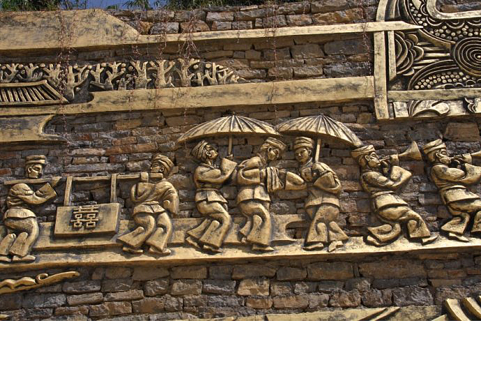 少数名族广场浮雕