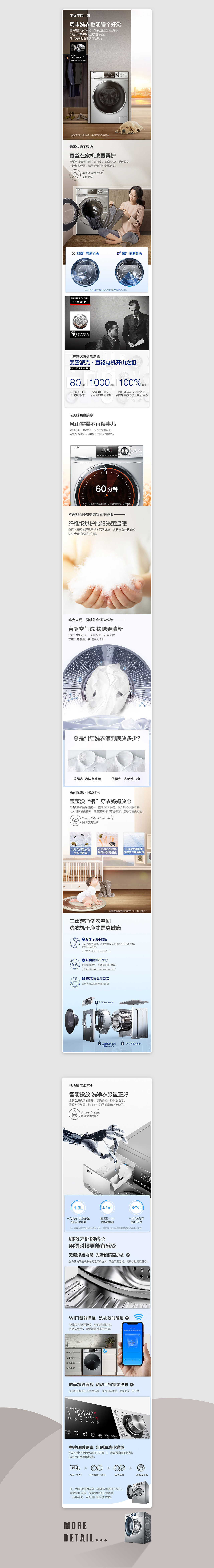 海尔电商-洗衣机-直驱详情页开版（图ZMjAxMzg2MTM2） - 电商 - 站酷设计师车点点要努力原创素材 - 站酷ZCOOL