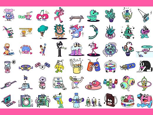 创意Doodle风格元素