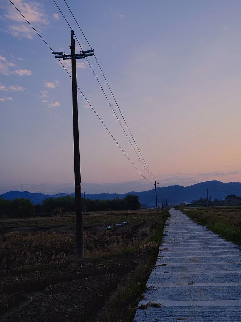 2023年春节乡村的早上