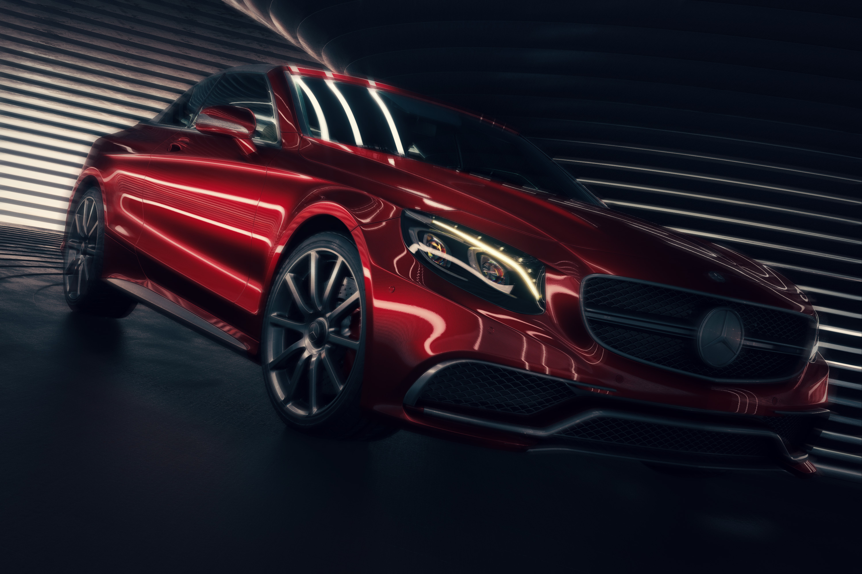 奔驰梅赛德斯redshift渲染