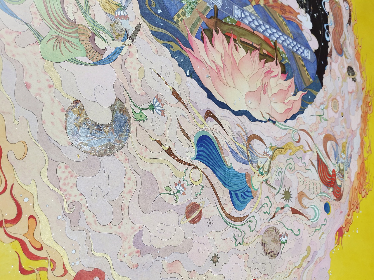 楚辞九歌系列|东皇太一（图ZMjQ3MzE3MjAw） - 商业插画 - 站酷设计师绯靥原创素材 - 站酷ZCOOL