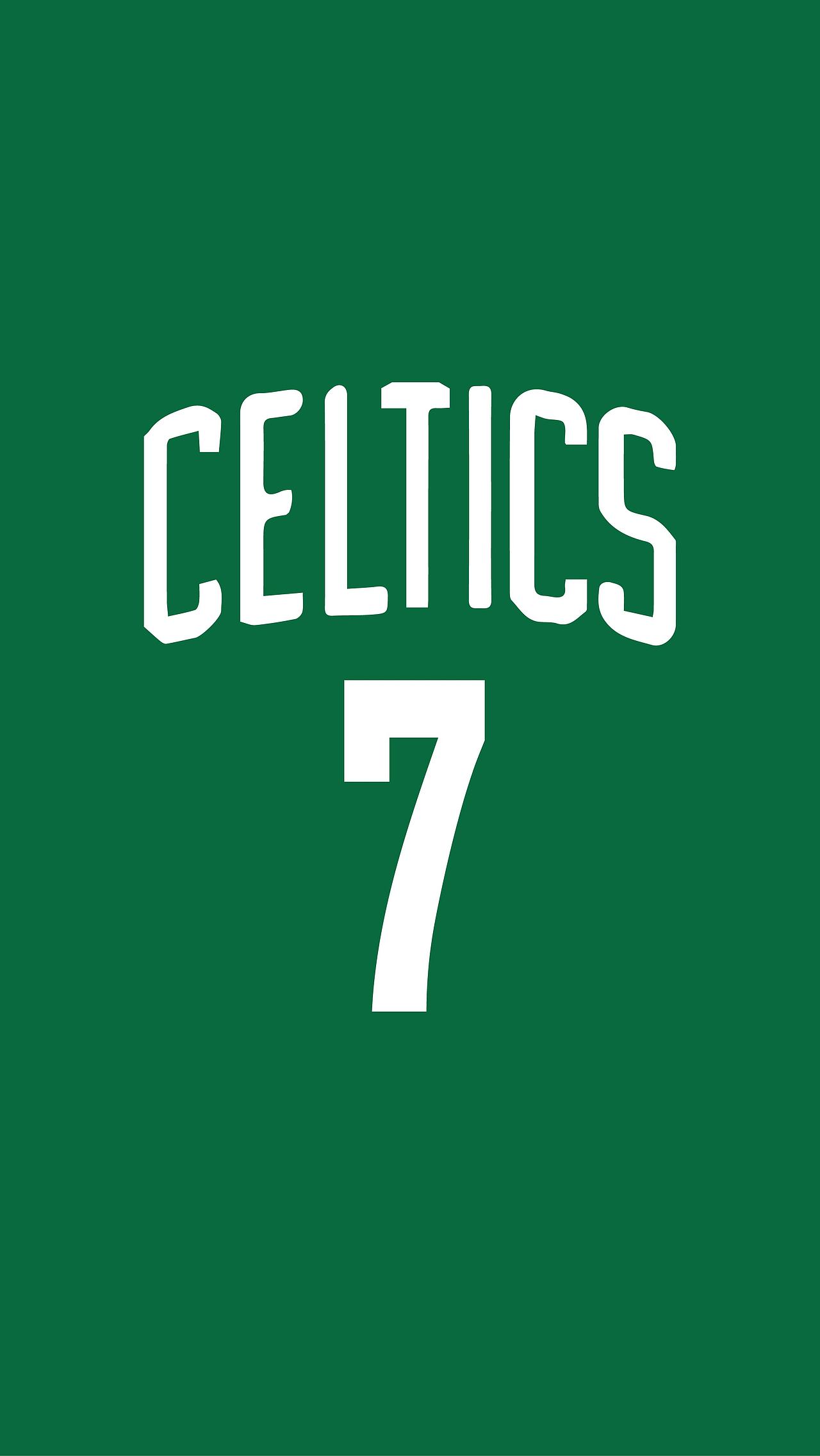 nba凯尔特人队绿色球衣主题手机壁纸头像