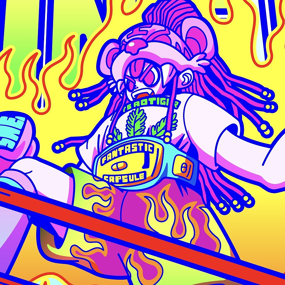 犬.擂.虎（图ZMjg1NjQyMjAw） - 新锐潮流插画 - 站酷设计师沢ZZ_LEE原创素材 - 站酷ZCOOL