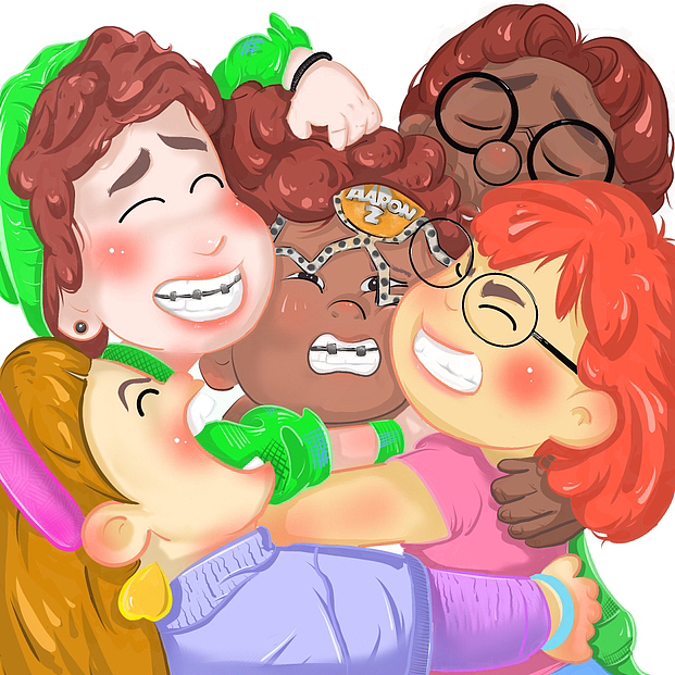 姐妹头像,五五开黑节头像