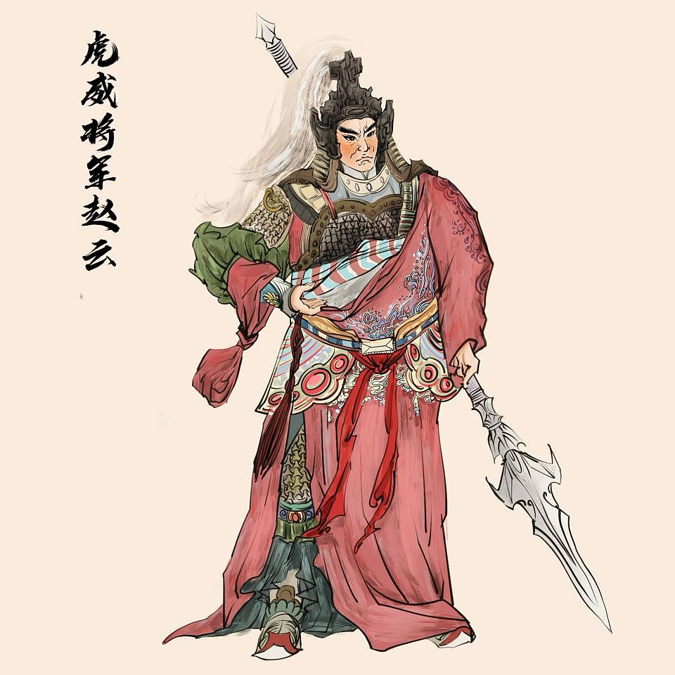 手绘插画 五虎将 NFT系列作品