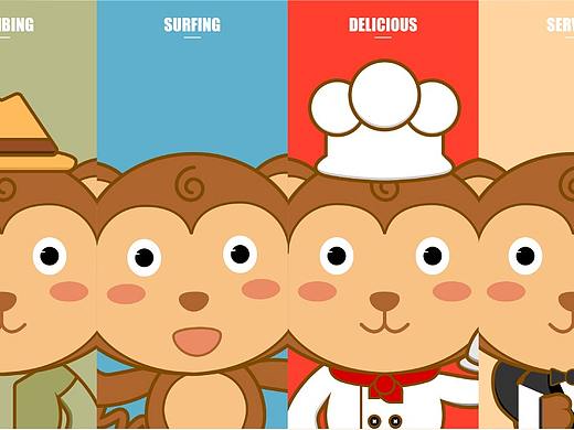 卡通-品牌设计（个人主页-ZNDQwMzQ5OTI=） - 品牌 - 站酷设计师今晚吔宵夜原创素材 - 站酷ZCOOL