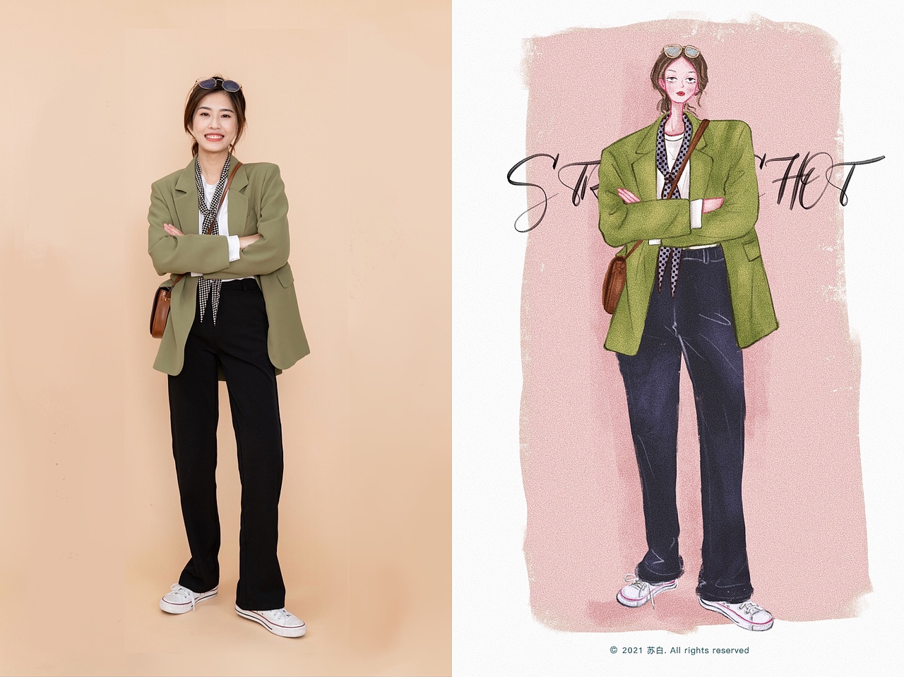 一周穿搭（图ZMjQ4MzAzNTgw） - 创作习作 - 站酷设计师聪明的苏白原创素材 - 站酷ZCOOL