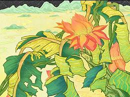 原創(chuàng)|新國潮花鳥插畫《星光》