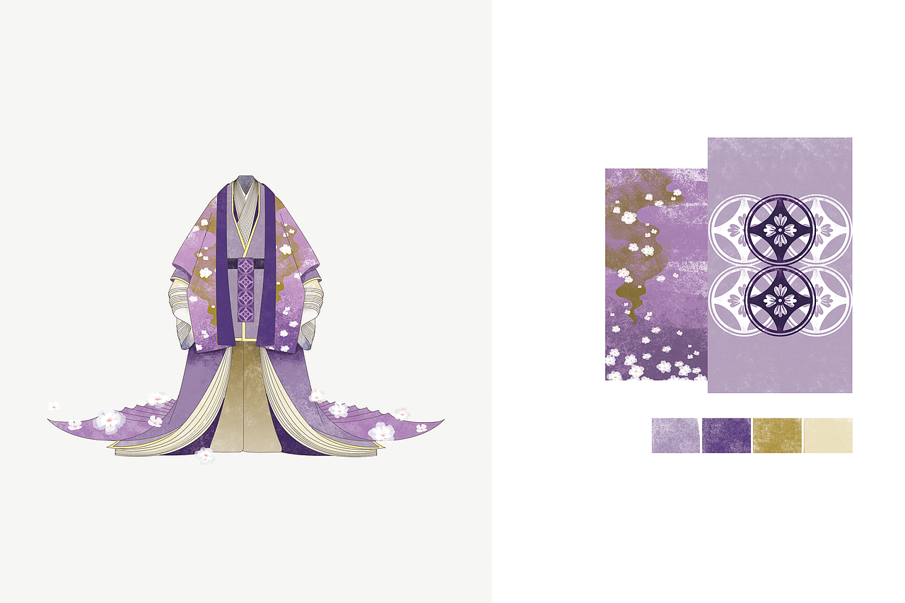 《竹取物语》插画