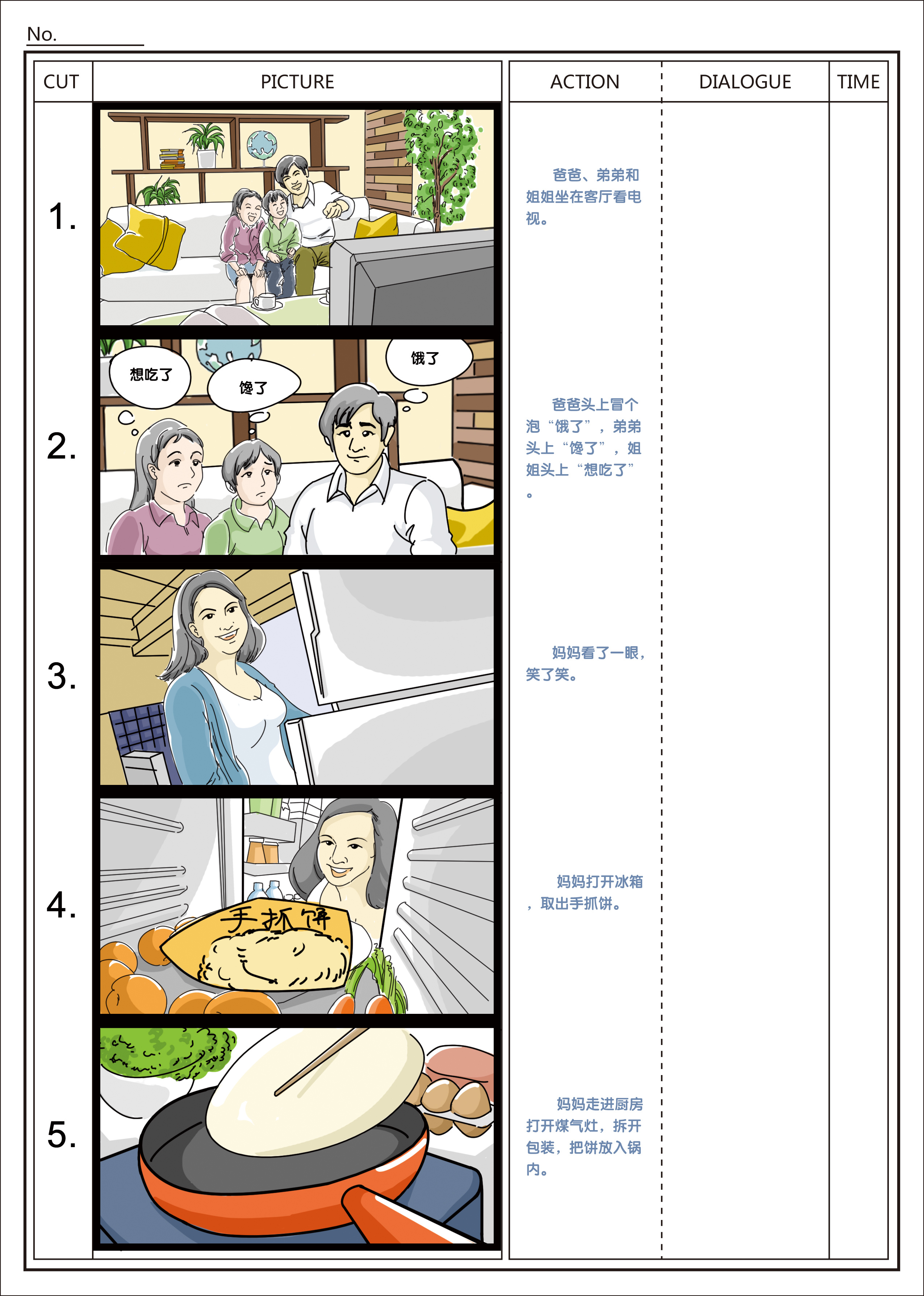 优酷分镜脚本/粮全其美