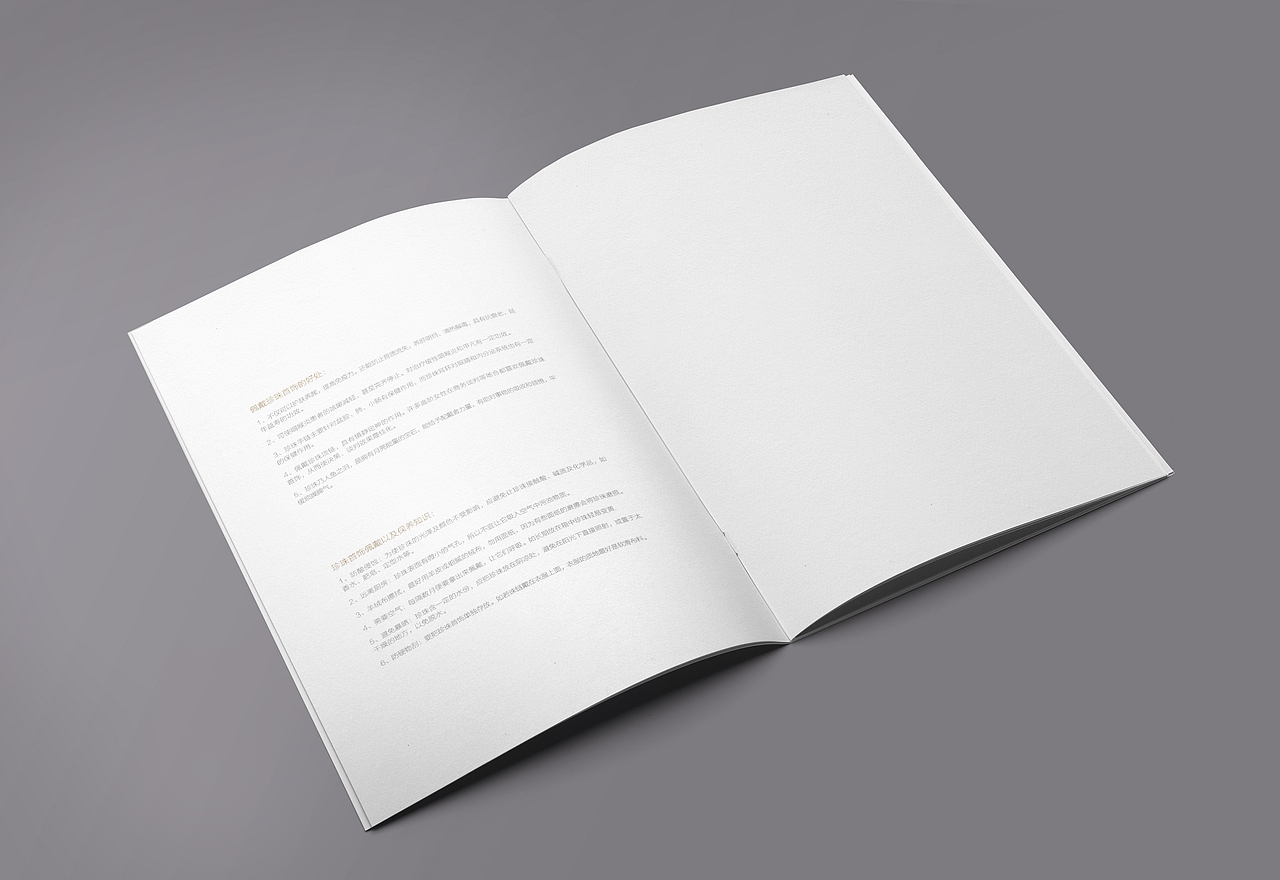 中国风-时尚简约-珠宝画册设计