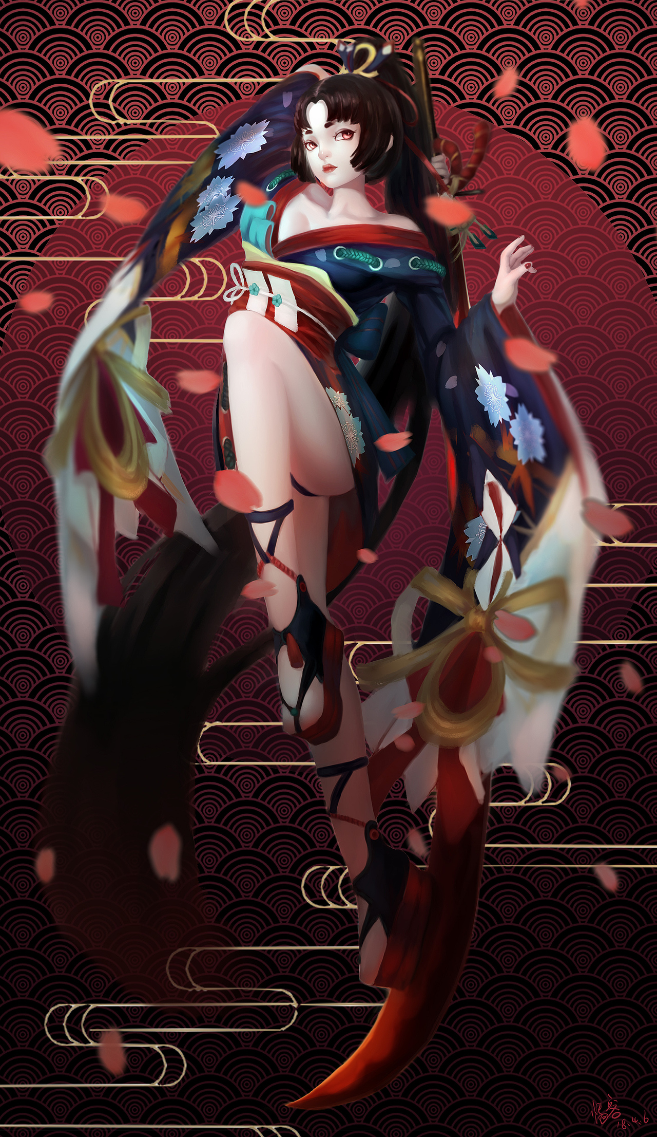 樱雨刀舞附过程