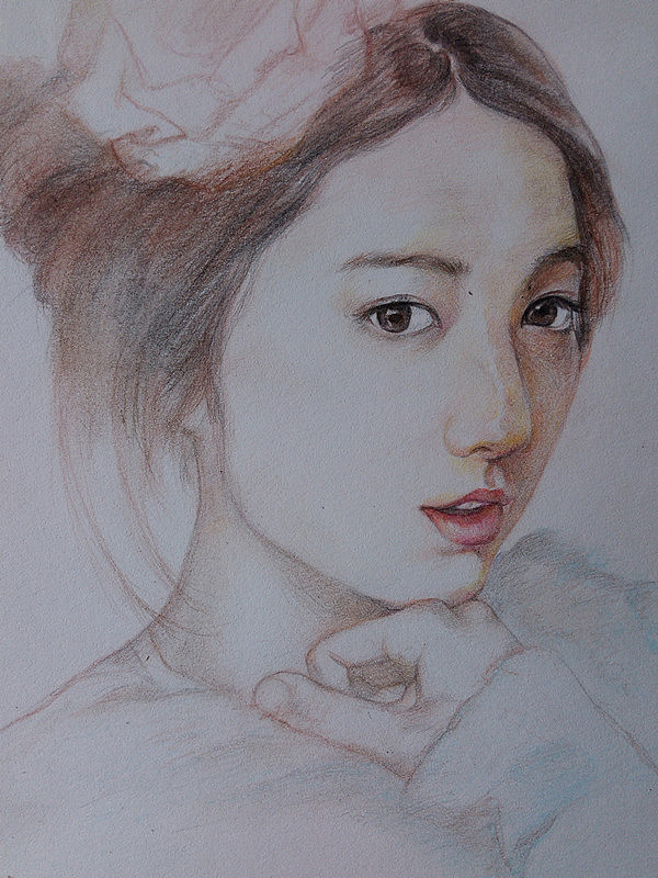 朴信惠（图ZMTYzNzUxNjQ=） - 绘画 - 站酷设计师雷诺阿丿原创素材 - 站酷ZCOOL