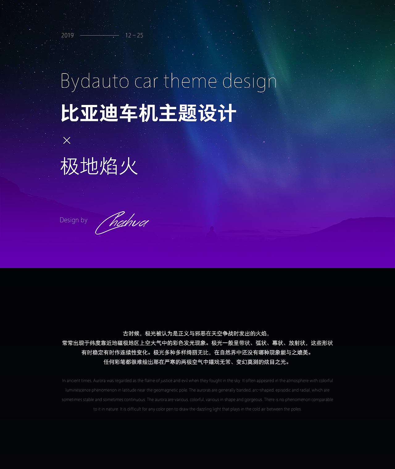 极地焰火-Dlink 比亚迪车机主题设计（图ZMTkwNjkxNDcy） - 主题/皮肤 - 站酷设计师开到茶花原创素材 - 站酷ZCOOL