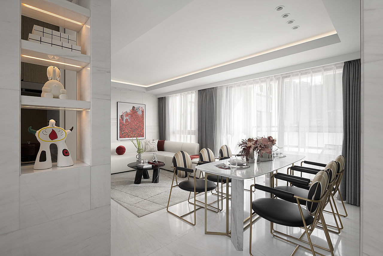 SD丨隆腾盛世13#102-2户型样板房设计（图ZMjc1ODMzNDEy） - 家装设计 - 站酷设计师SD张原创素材 - 站酷ZCOOL