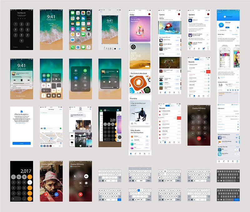 最新版IOS11设计规范 官方源文件下载（图ZOTE3ODQzOTI=） - APP界面 - 站酷设计师万威will原创素材 - 站酷ZCOOL