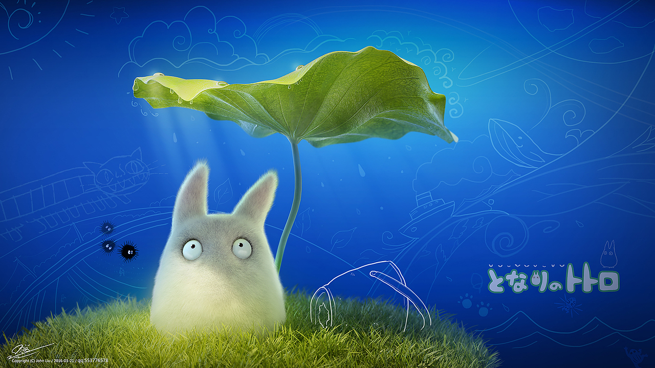 我的《龙猫》(图ZNDUzMzA3NTI=) - 动画/影视 - 站酷设计师Seawayer原创素材 - 站酷ZCOOL