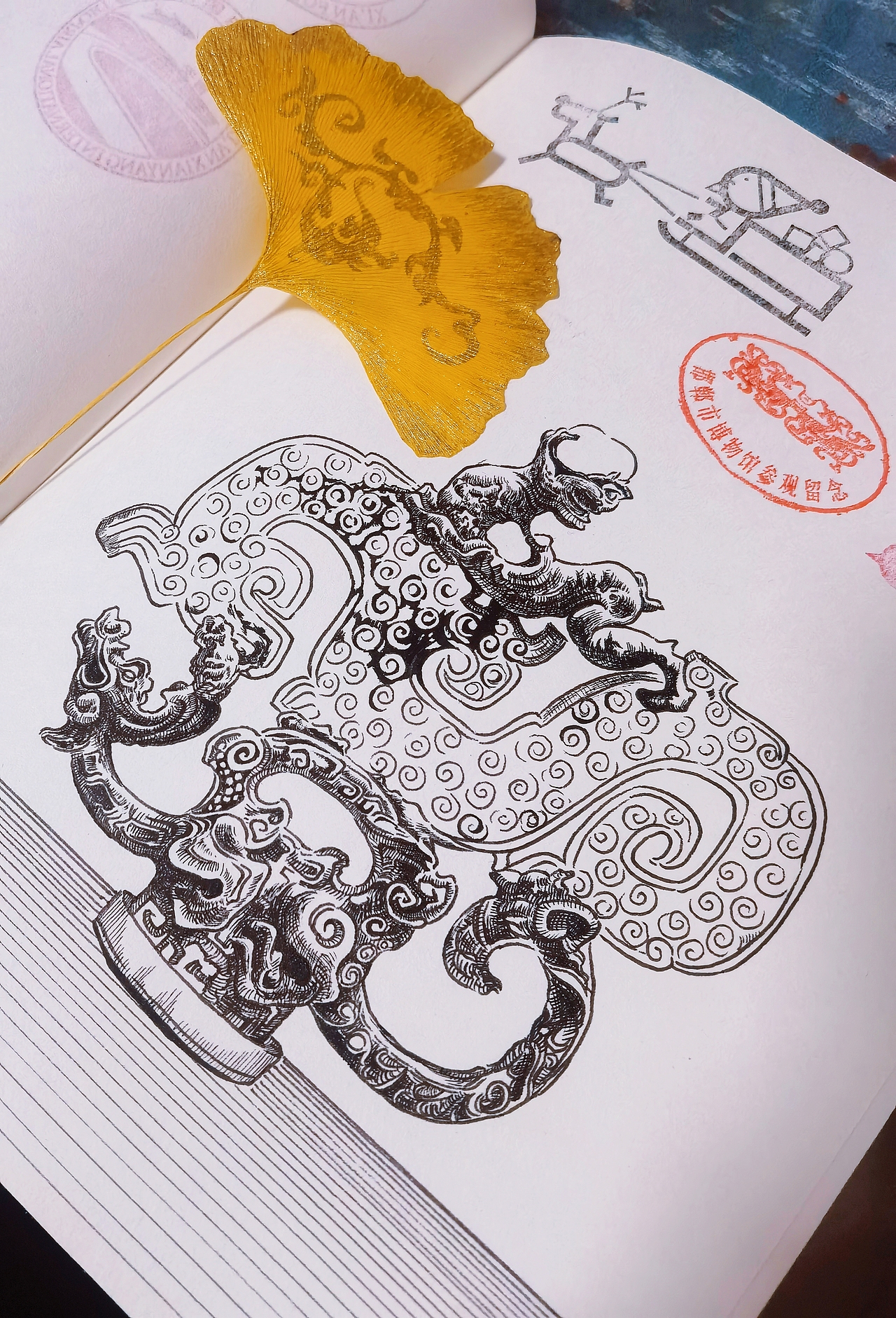 手绘文物之邯郸市博物馆