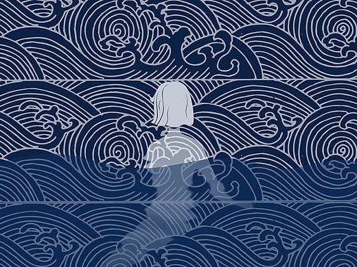 四月/眼睛和大海（個(gè)人主頁(yè)-ZMjU4NjM4MDg=） - 藝術(shù)插畫(huà) - 站酷設(shè)計(jì)師ReneRr原創(chuàng)素材 - 站酷ZCOOL