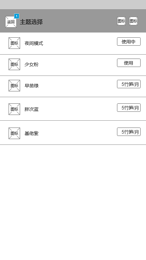 “panda家”APP 界面设计