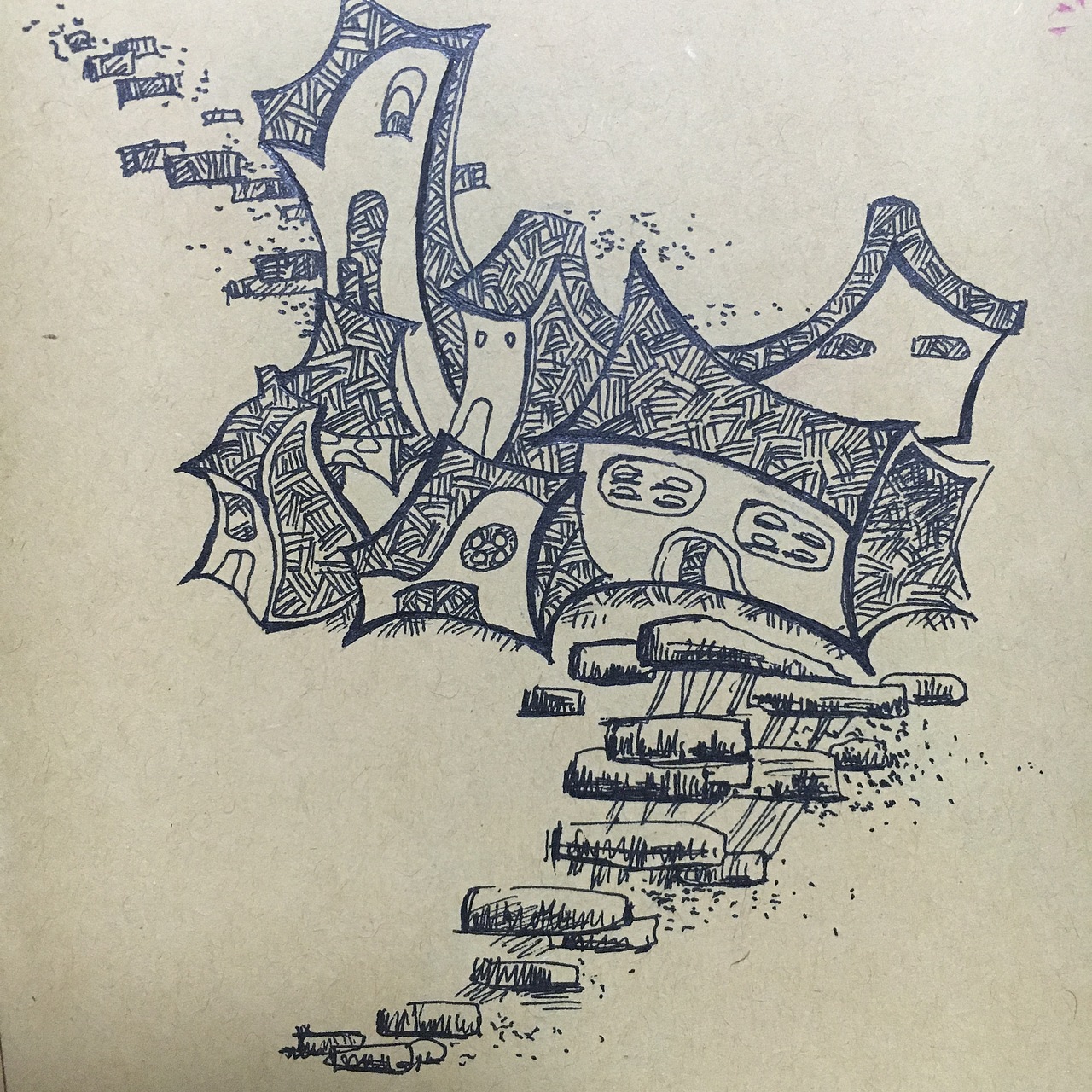 遥远的小山村（图ZODA0MjAwMDA=） - 创作习作 - 站酷设计师锦子会发光原创素材 - 站酷ZCOOL