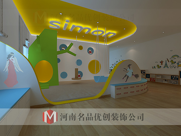 专业早教中心装修设计案例,河南早教中心装修设计公司