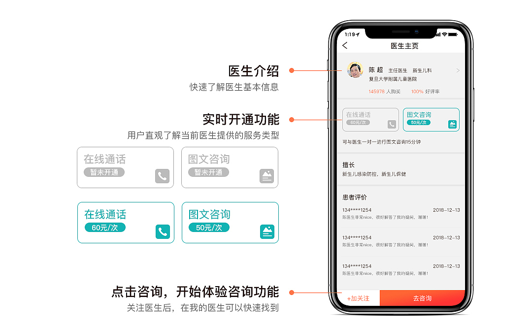 线上健康咨询 医疗app UI设计（图ZMTQ4MDkwMTgw） - APP界面 - 站酷设计师宝小月原创素材 - 站酷ZCOOL