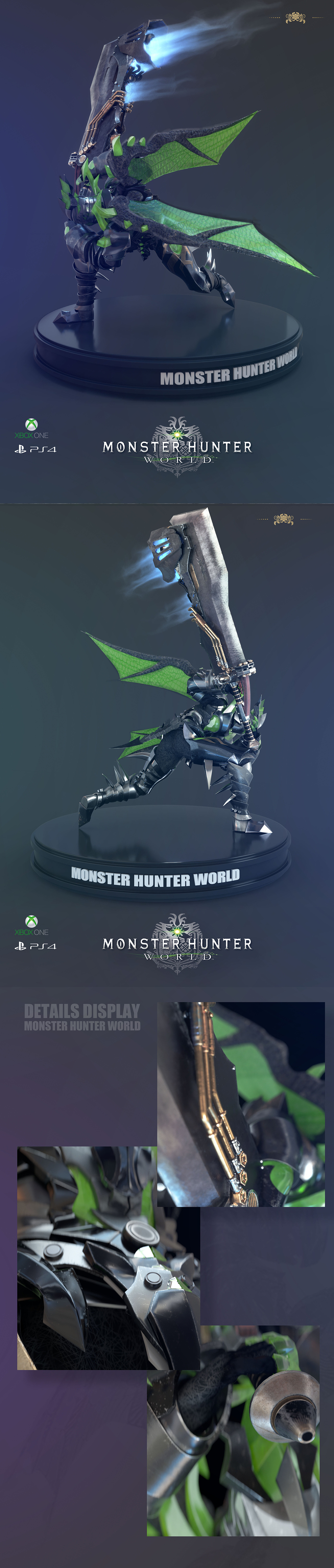 青赤怪物猎人雄火龙青电龙套装