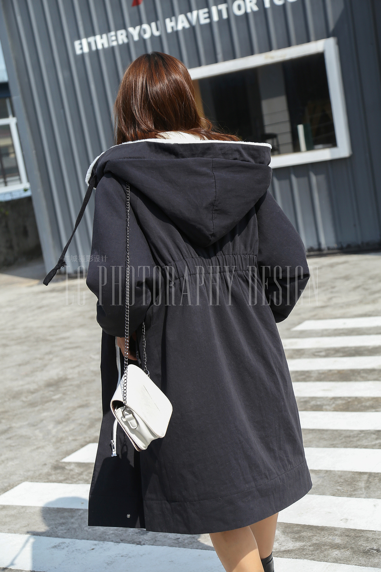 风衣拍摄 淘宝天猫实景商业拍摄