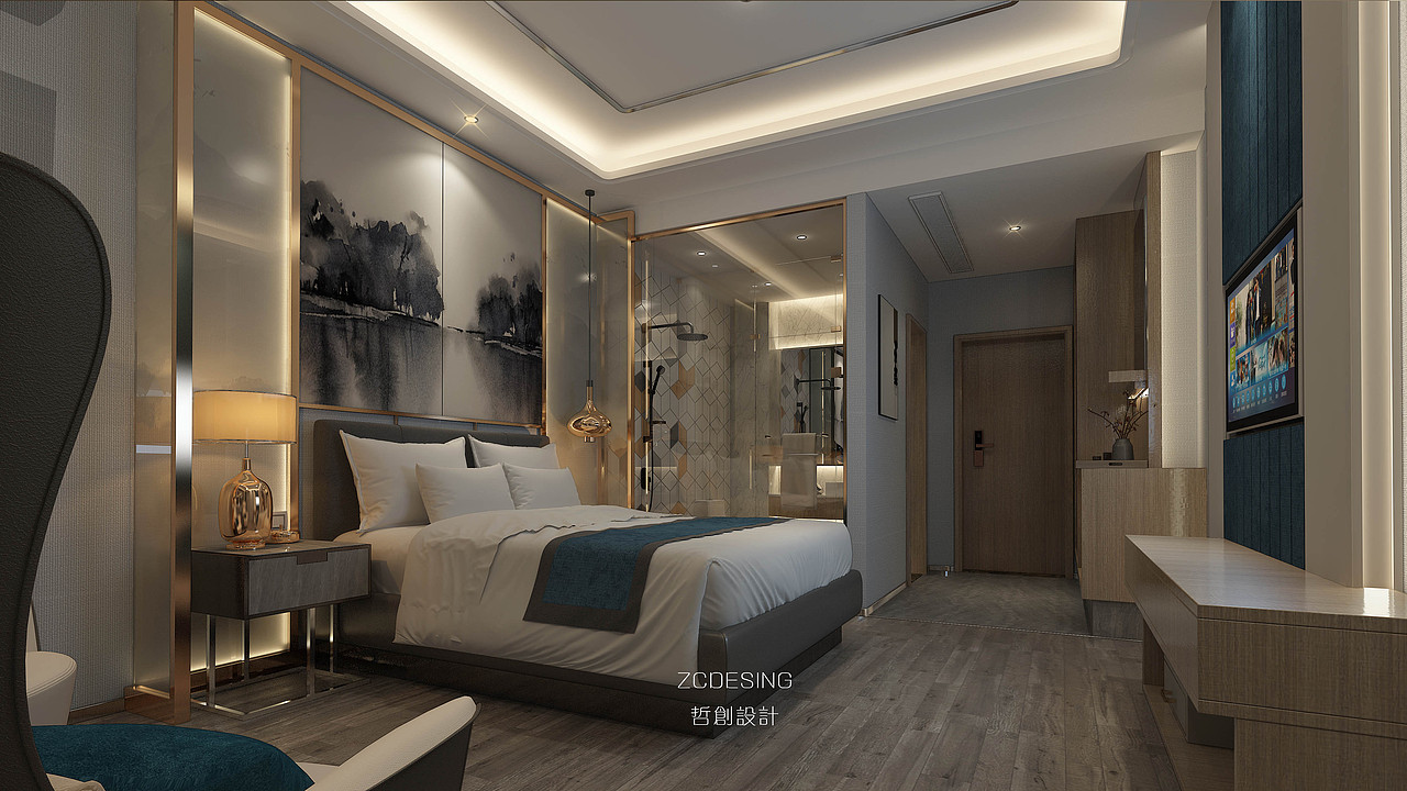 云南普洱精品酒店设计（图ZMTM5MDQxNjQ0） - 家装设计 - 站酷设计师哲创酒店设计原创素材 - 站酷ZCOOL