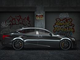 雷克薩斯LS 500h_渲染練習(xí)