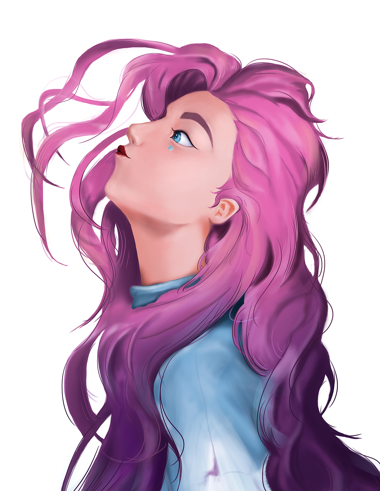 手绘插画练习（图ZMjQ0NjE5NzYw） - 创作习作 - 站酷设计师认真冷静专注集中原创素材 - 站酷ZCOOL