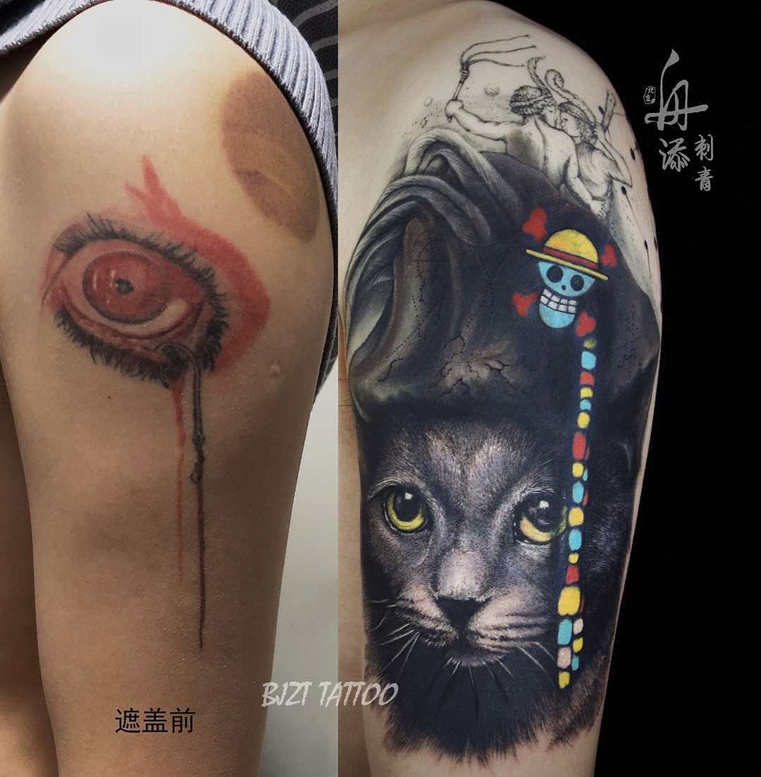 遮盖合集（图ZMTkxODEyMTM2） - 其他 - 站酷设计师北京舟添刺青原创素材 - 站酷ZCOOL