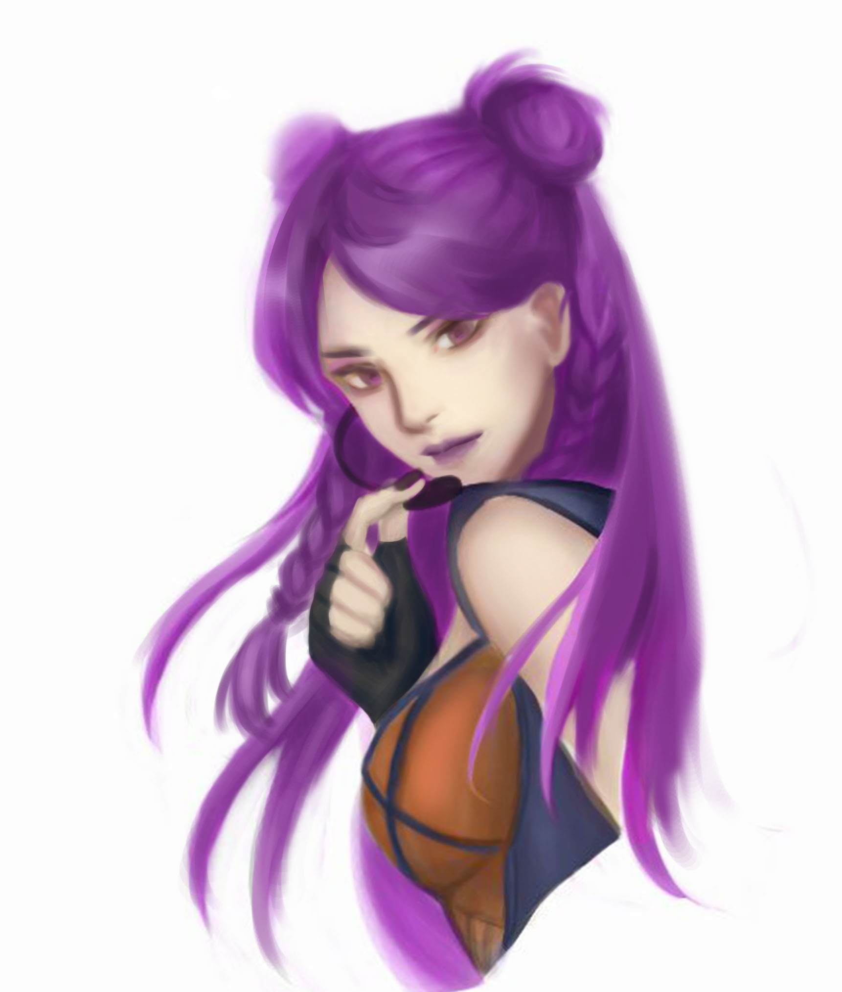 老婆卡莎|插画|游戏原画|chen长野 - 临摹作品 - 站酷 (zcool)