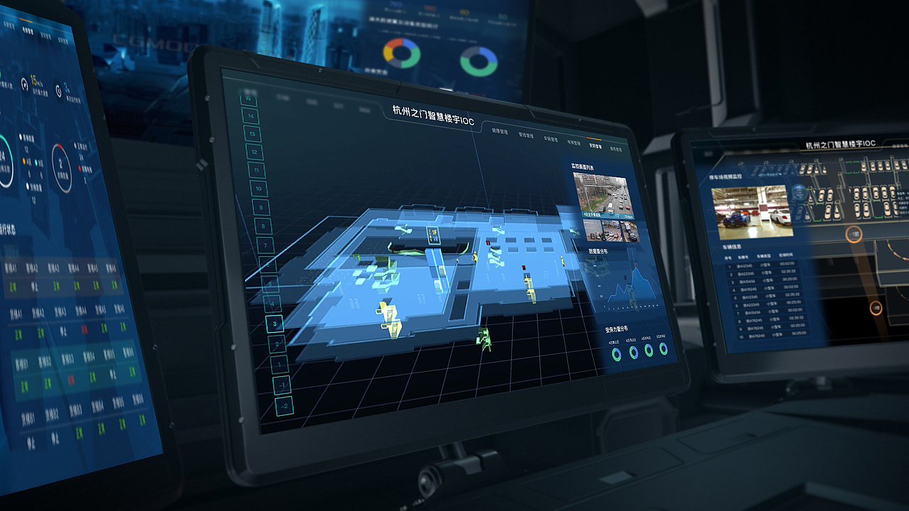 数据可视化 智慧楼宇（图ZMjY3Mzc1OTg4） - 软件界面 - 站酷设计师Yinshy原创素材 - 站酷ZCOOL