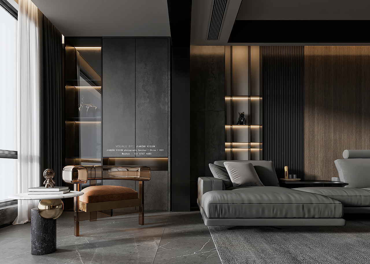 现代 — 深邃灰