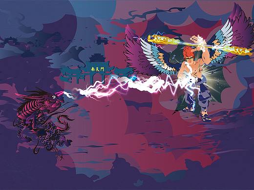 将星游戏本国风创意视觉设计大赛(与花瓣同号)