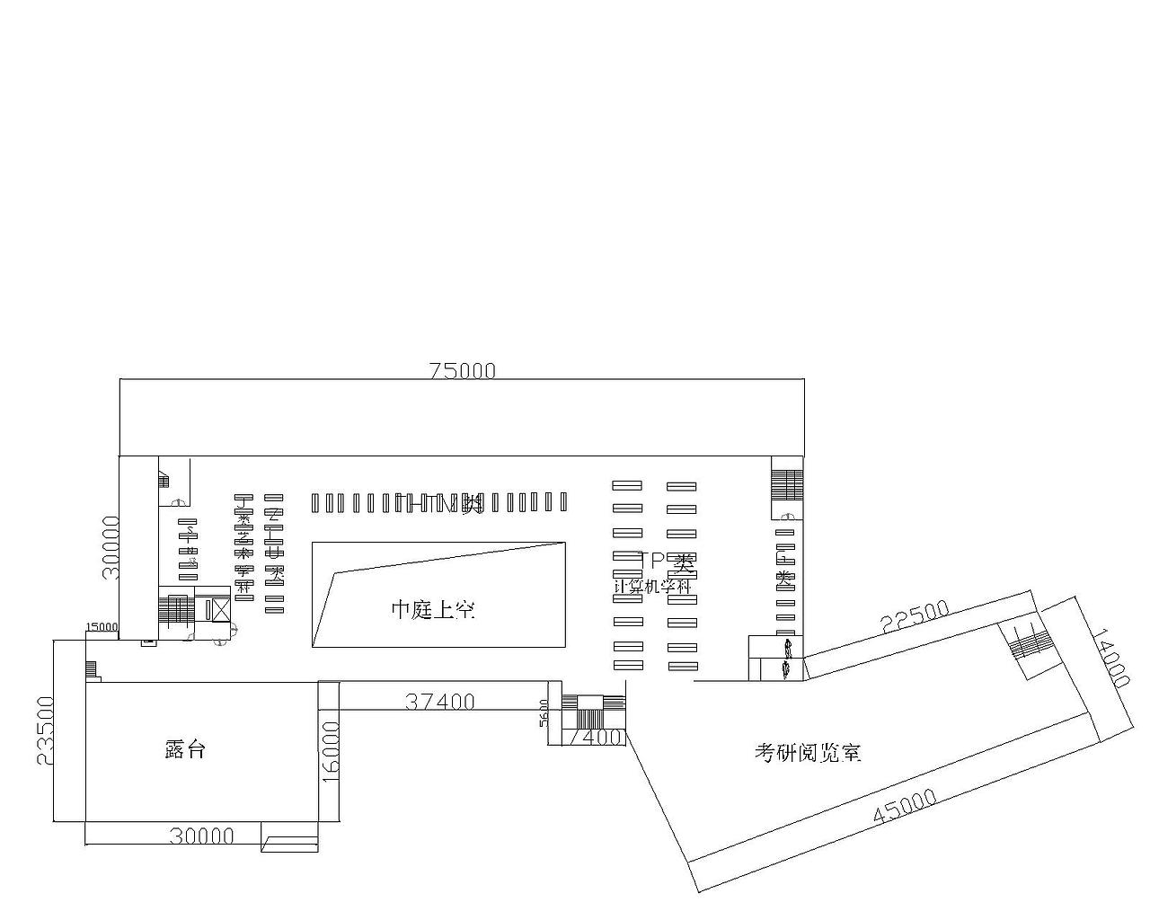 广州商学院图书馆平面图
